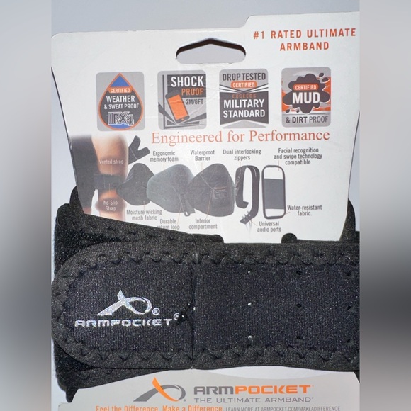 Armpocket X The Ultimate Arm Band Cellphone Holder for Workouts NEW - Picture 3 of 5